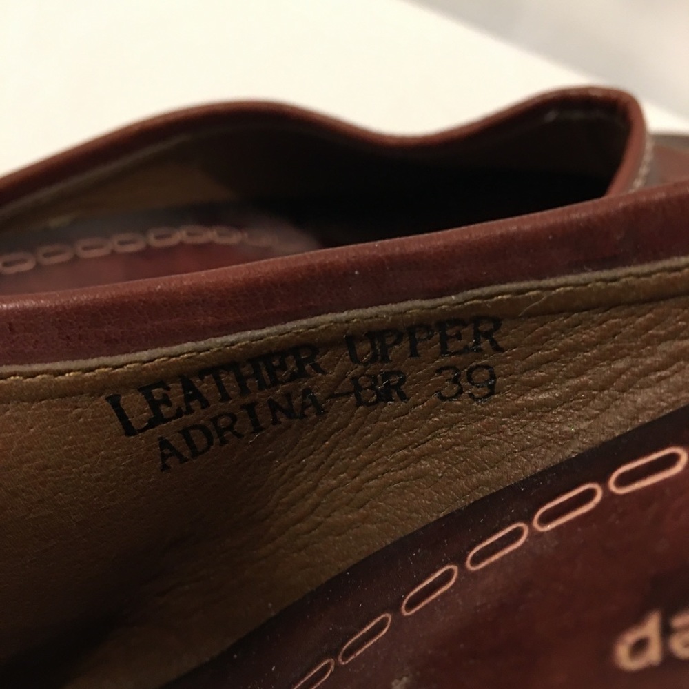 Spring Step Red Leather Clogs - Picture 6 of 9